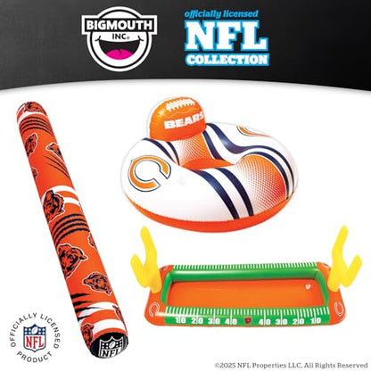 BigMouth 18” Inflatable Pool Football Officially Licensed NFL Fan Gear Merchandise Beach Ball Games for Adults and Teens - style: Chicago Bears