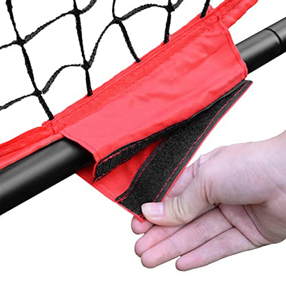Hikeen Baseball Tees - Batting Tee with Portable Tripod Stand for Softball Hitting Training, Includes Carrying Bag - style: net and tee