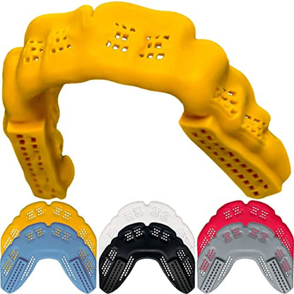 Bulletproof: World’s Thinnest Most Breathable Mouthguard is 3X Stronger! BJJ Lacrosse Football Basketball MMA Wrestling Hockey Rugby Boxing Men Sports Mouth Guard Grinding Teeth Adult Youth Braces