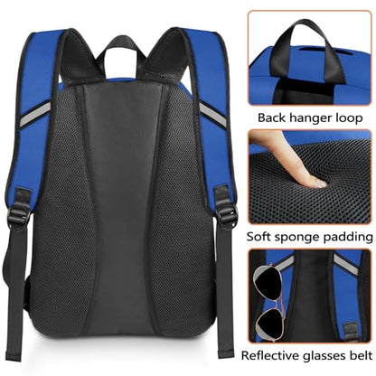 MATEIN Basketball Bag, Sturdy Soccer Bag with Ball Holder & Shoe Compartment, Large Basketball Backpack for Training Equipment, Water Resistant Sports Ball Backpack Fits Volleyball Football, Colorful - color: Blue - Large