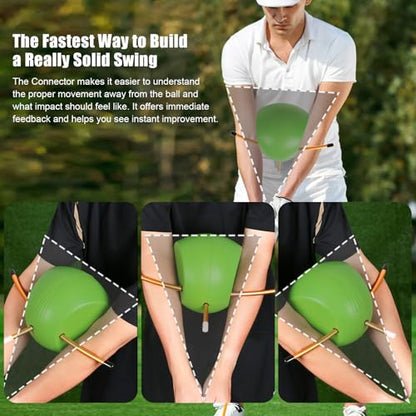 The Connector Golf Training Aid - Golf Swing Trainer Aid for Posture Correction Practice, Suitable for Golfers of All Levels Looking to Improve Overall Game