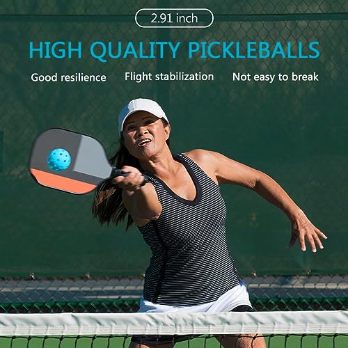 6 Pack Sports Outdoor Pickleballs - 40 Pickleball Balls - USA Pickleball Balls (USAPA) Approved - Official US Open Ball - color: Sky Blue, style: 36 - Pack