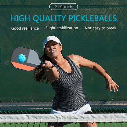 6 Pack Sports Outdoor Pickleballs - 40 Pickleball Balls - USA Pickleball Balls (USAPA) Approved - Official US Open Ball - color: Sky Blue, style: 36 - Pack