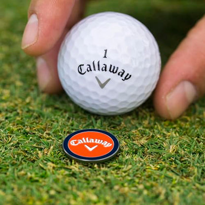 Callaway 4-in-1 Golf Divot Repair Tool - color: Orange/Navy