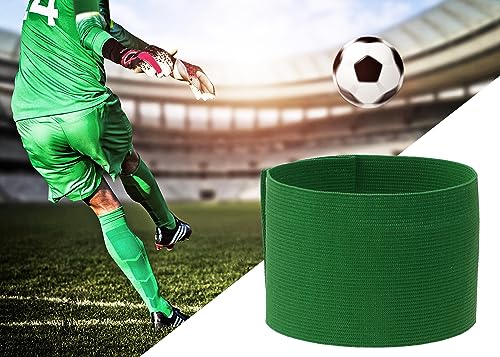 ONLYKXY 3PCS Captain Armbands 7x32.5CM/2.75x12.79inch Adjustable Leader Armband Team Sport Armband for Soccer Basketball Volleyball School Team Competition Coach Players Wrist Arm Bands - color: Dark Green