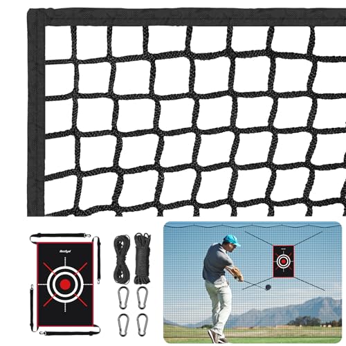 Heavy Duty Golf Practice Net, High-Impact Golf Hitting Net for Indoor/Outdoor Use