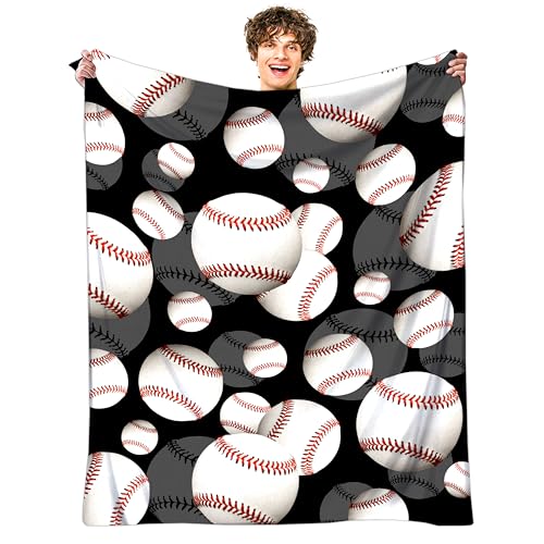 Baseball Blanket Baseball Gifts for Boys Sport Baseball Throw Blanket Baseball Bedding Baseball Stuff Room Decor 50"x40"