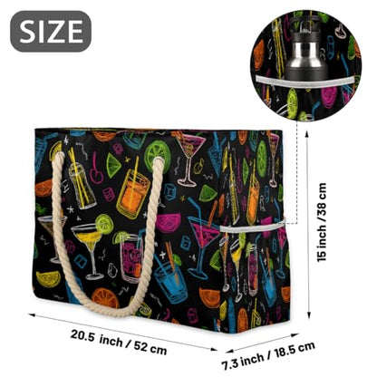 Beach Bag Waterproof Sand-proof Canvas Tote Lightweight Shoulder Bag Suitable for Family outdoor travel - color: C3