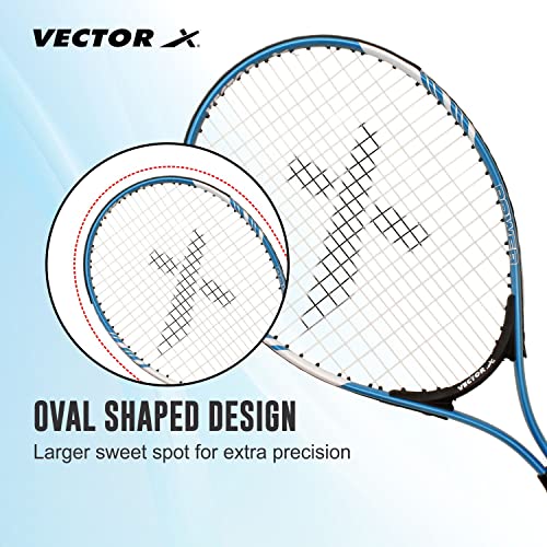 Vector X VXT-520 Strung Tennis Racquet/Rackets (25-inch, 3/4 Cover)