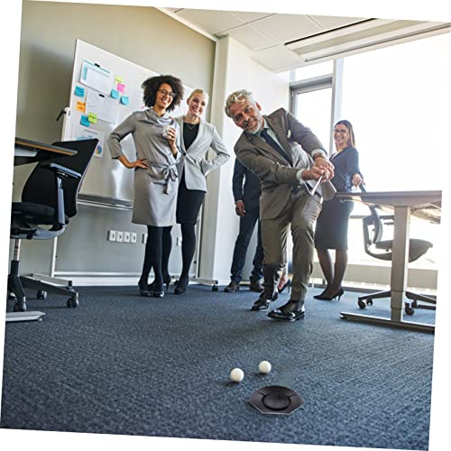 Abaodam 3Pcs Golf Putter Practice Cup Portable Putting Training Aid for Home Office Gym Lightweight Golf Disc for Perfecting Your Putting Skills Anywhere Black