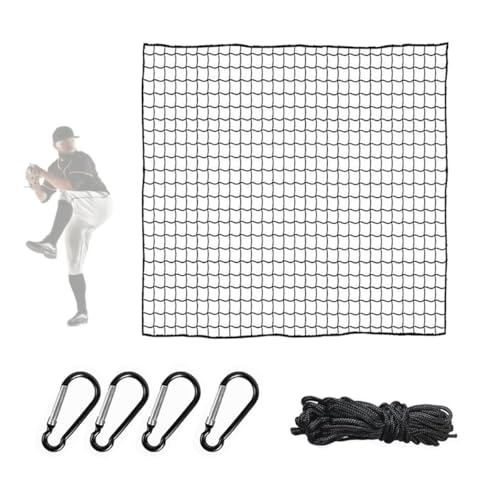 Pitching Net 3.3 X 3.3 FT Baseball Training,Baseball Rebound Net,Suitable for Backyard Practice Throwing,Receiving,Blocking Tennis,Softball,Soccer,Golf etc.