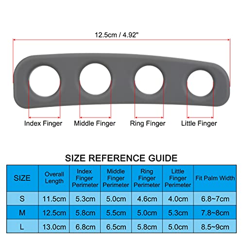 PATIKIL Basketball Shooting Aid, Basketball Finger Shoot Trainer Training Equipment for Youth, Adults - color: Gray, size: Medium