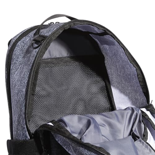 adidas Defender Sports Backpack with Shoe Compartment, Soccer Bag - color: Jersey Onix Grey/Black