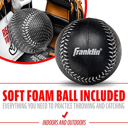 Franklin Sports Kids Baseball Gloves - RTP Youth Teeball Glove + Ball Set - Boys + Girls Teeball Mitt - 9.5"