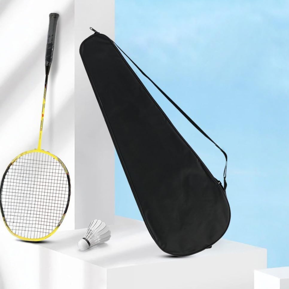 Badminton Racquet Bag with Shoulder Strap Lightweight Badminton Racquets Cover Protective Carry Case Carrying Bag Protector Organizer for Badminton Rackets Set Birdies Shuttlecocks