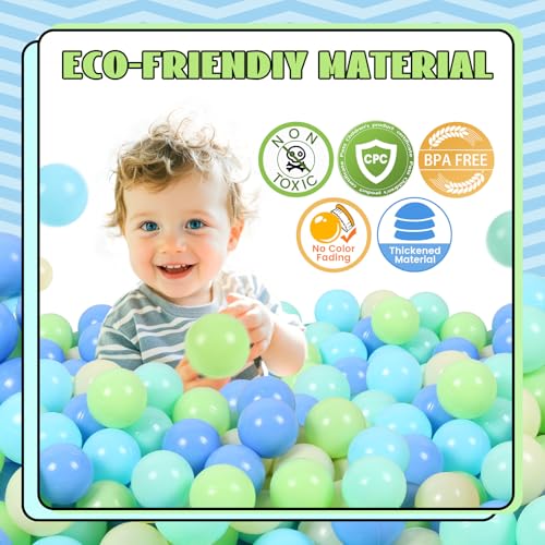 TRENDBOX Ball Pit Balls Plastic Balls for Ball Pit Pool Playpen Babies Kids Children Birthday Parties