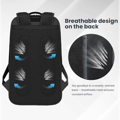 Tennis Racket Bag Pickleball Padel Backpack With Shoe Compartment, Laptop Sleeve,Fence Hook,Ball Sleeve - color: Black
