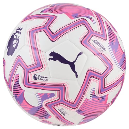 Puma Orbita Match Premier League Soccer Ball (FIFA Quality) - color: White-multicolor AH25
