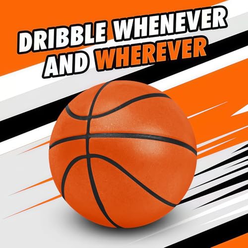 Pelidox Silent Basketball – Not Vacuum Shipped - 2025 Upgraded Airless Soft Foam Ball Soundless for Quiet Dribbling and Indoor Training – Real Feel Higher Bounce No Noise