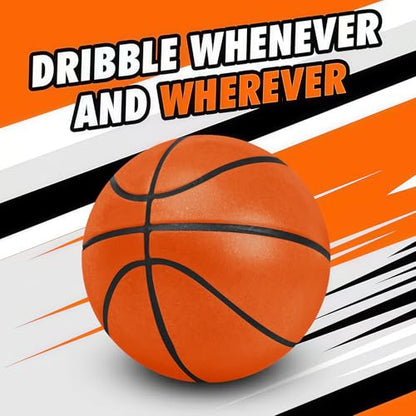 Pelidox Silent Basketball – Not Vacuum Shipped - 2025 Upgraded Airless Soft Foam Ball Soundless for Quiet Dribbling and Indoor Training – Real Feel Higher Bounce No Noise