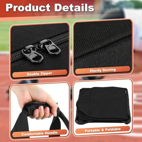 Starting Block Carry Bag, Heavy Duty Large Portable Duffel Bag with Comfortable Padded Handle and Double zip, for Sports Equipment Storage Travel Camping