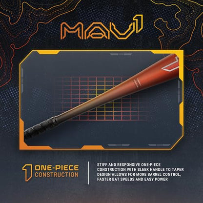 Easton | 2025 | MAV1 T-Ball Bat | USA Baseball | -11 Drop | 2 5/8' Barrel | 1 Pc. Alloy