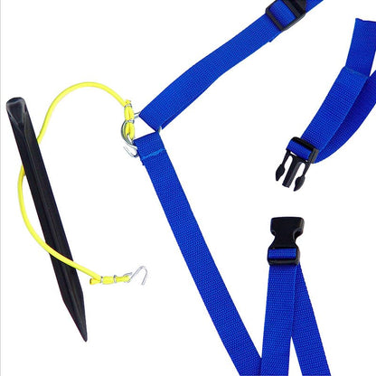 Do It Tennis Douglas Outdoor Volleyball Boundary Lines - style: 1 Inch Blue Webbing