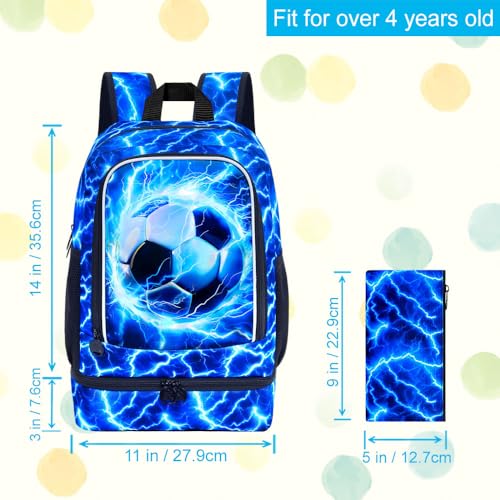KLFVB 3PCS Cat Uni Dinosaur Backpack for Girls and Boys, 16" Kids Bookbag and Lunch Box, Preschool Backpacks for Elementary