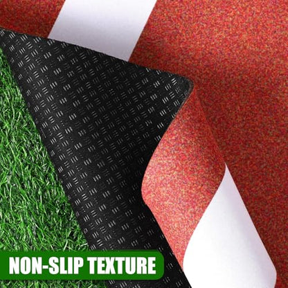 TOBWOLF Baseball Batting Mat, Softball & Baseball Hitting Mat with Home Plate for Batter, Anti-Slip Batting Cage Mat W/Batting Stance Alignment Guide for Swing Pitching Training - color: 10 x 3.8 FT Baseball Batting Mat