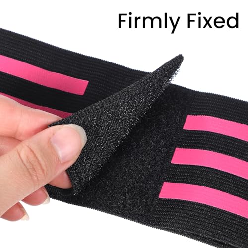 2Pcs Adjustable Soccer Captain Armband, Elastic Protective Captain Arm Bands, Classic C Sports Armbands for Football Basketball Player Youth Adult Team Outdoor Training Accessories
