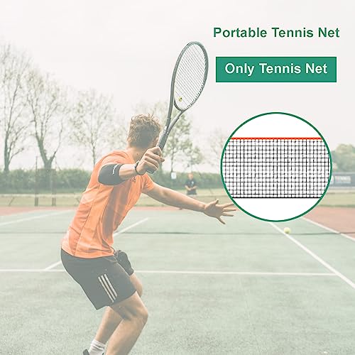 Badminton Pickleball Net, Polyester Badminton Net Replacement, Kids Adult Volleyball Training Net for Tennis, Volleyball, Only Tennis Net,No Include Pole - size: 5.1m