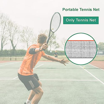 Badminton Pickleball Net, Polyester Badminton Net Replacement, Kids Adult Volleyball Training Net for Tennis, Volleyball, Only Tennis Net,No Include Pole - size: 5.1m