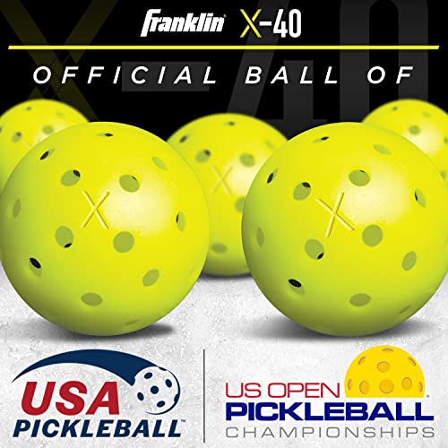 Franklin Sports Beginner Pickleball Sets - 2 + 4 Player Sets - Aluminum Paddles + X-40 Pickleballs - USA Pickleball (USAPA) Approved - style: 2 Player Set