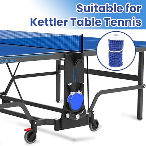 Ping Pong Net Compatible with Kettler – Durable Ping Pong Net Replacement, 2-Pack 71" Nylon Table Tennis Nets, Portable and Easy to Set Up for Indoor & Outdoor Play