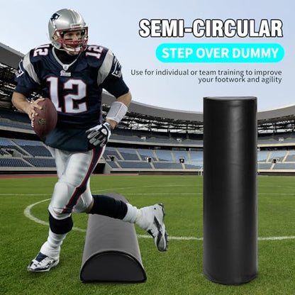 Heavy Tackling Dummies 2-Piece for Football with Handles, Soccer Equipment-Waterproof PVC Football Step Over Dummy, for Footwork Drills Sports Training,Training Equipment.