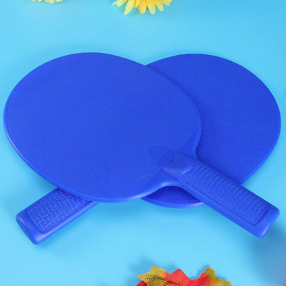 Kids Table Tennis Rackets Set of 2 Plastic Ping Pong Paddles Lightweight with Anti-Skid Grip for Children Practice Training and Indoor Outdoor .03X5.90In