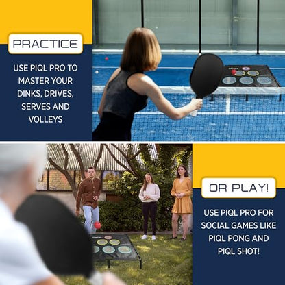 Pro Pickleball Target Net - Pickle Ball Training Aid and Social Games Pickle Ball Practice Equipment, Target System, Dink Pad Practice, Drive and Drop Shot Trainer, Pickleball Gift