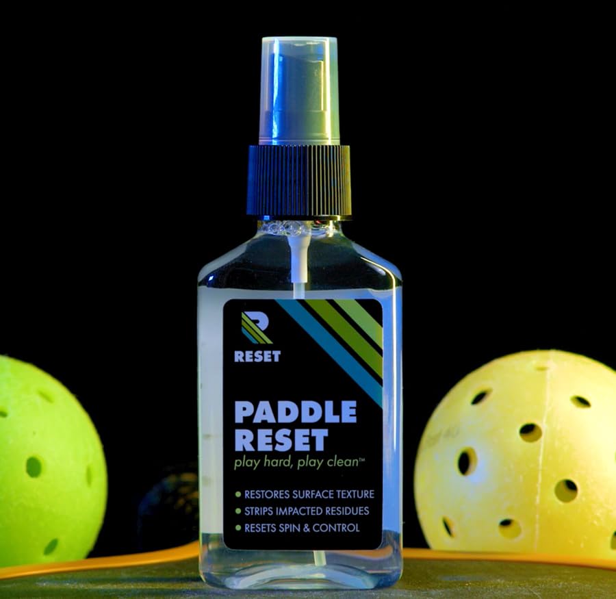 Paddle Reset - Pickleball Paddle Cleaner - Strips Impacted Residue and Increases Spin and Control - size: 4 floz