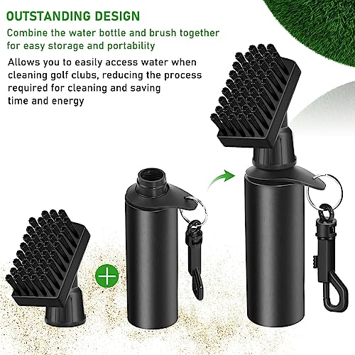 WXJ13 2 PCS Golf Clubs Cleaning Water Brush,Golf Club Groove Cleaner Brush with Leakproof Reservoir Tube, Squeeze Bottle