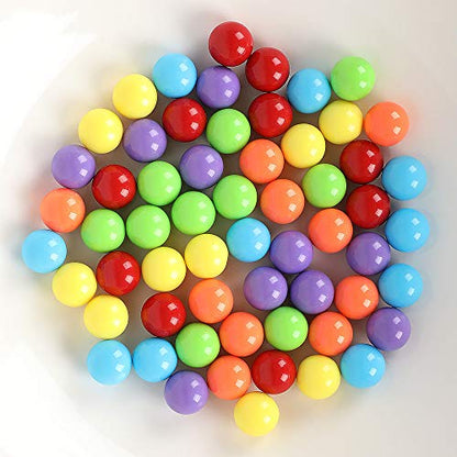 80pcs Chinese Checker Game Replacement Balls,8 Colors 14mm Acrylic Balls for Marble Run,Aggravation Game,Marbles/Traditional Marbles Games