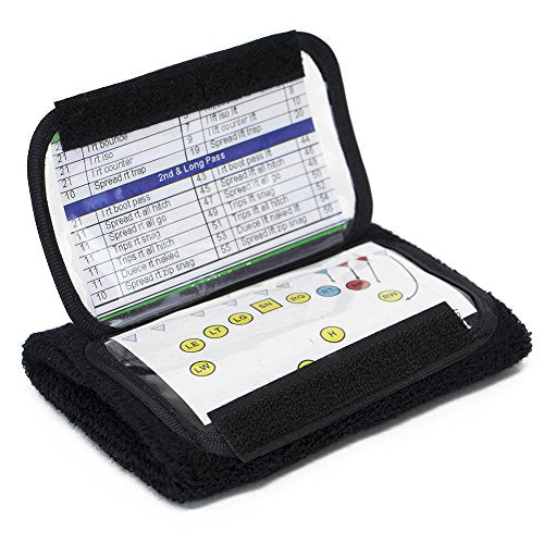 Deluxe Quarterback Playbook Wristband - Small (Youth) Size