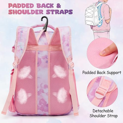 Youth Baseball Bag Backpack with Bat Holder for Boys Girls Baseball & Softball Bat Bag for T-Ball Equipment, Kids Baseball Backpack with Shoe Compartment & Glove Storage - color: Pink