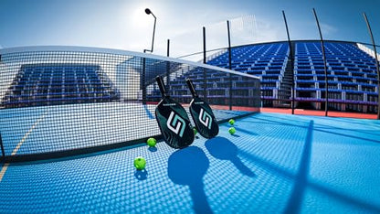 Pickleball Paddles | USAPA Approved Carbon Fiber Paddles/Fiberglass Pickleball Rackets Set of 2 | Carrying Case, 4 Balls | Pickleball Raquets for Kids and Adults - style: Fiberglass Set of 2