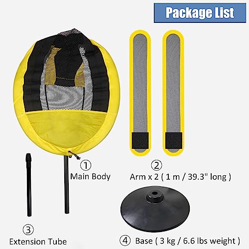 LXLZYXSF Basketball Shooting Defender Dummy Adjustable Height, Handling Ball Trainer with Moveable Arms, Lightweight Portable Sparring Partner, Gift for Daughter