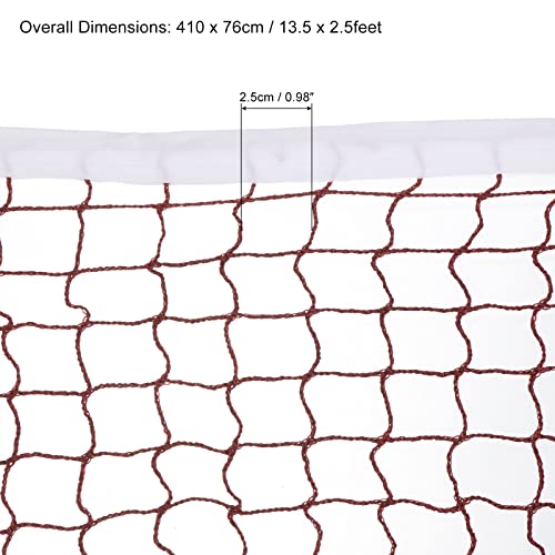 PATIKIL Badminton Net, Badminton Court Netting Replacement for Outdoor Indoor Beach - size: 14x2.5ft