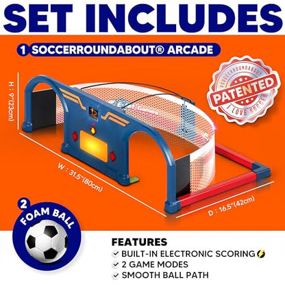 Soccer Trainer, Kids Soccer Exercises Training Set | Improve Agility First Touch Ball Control & Foot-Eye Coordination Hand-Eye