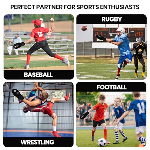 Christian Baseball Sliding Mitt Youth with Cross | Youth Sliding Mitt Baseball Glove for Religious Athletes | Ambidextrous Protection for Left/Right Hands |