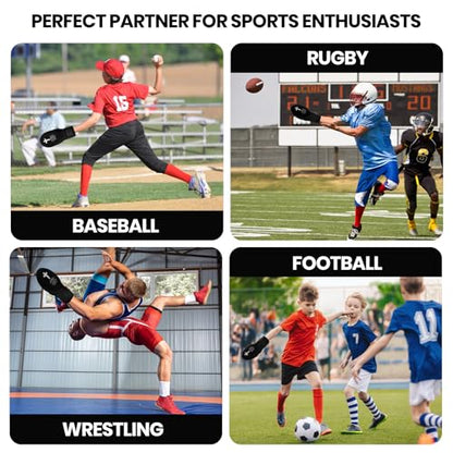 Christian Baseball Sliding Mitt Youth with Cross | Youth Sliding Mitt Baseball Glove for Religious Athletes | Ambidextrous Protection for Left/Right Hands |