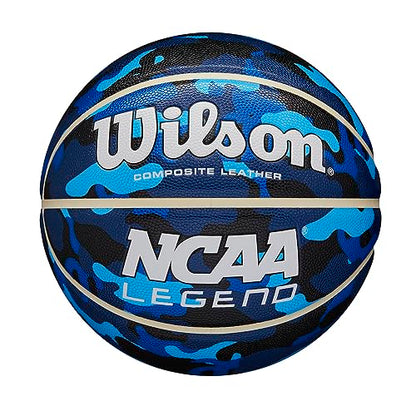 WILSON NCAA Legend Basketballs - Size 5, Size 6 and Size 7 - color: Blue Camo, size: Size 5 - 27.5"