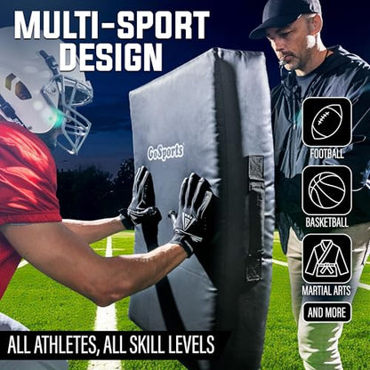 GoSports Premium Blocking Pads – Multisport Training Equipment for Football, Basketball, Lacrosse, & Martial Arts – Tackling Dummies & Kick Pads - style: 32" x 20" ELITE